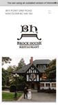 Mobile Screenshot of brockhouserestaurant.com